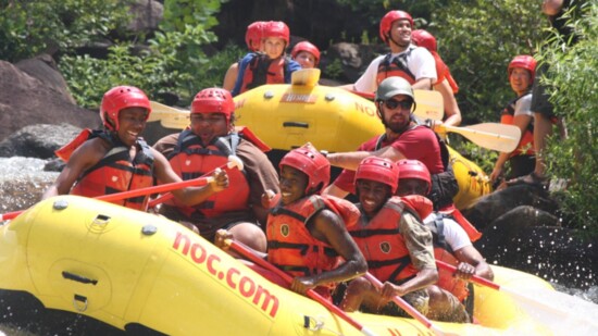 River rafting for a student trip