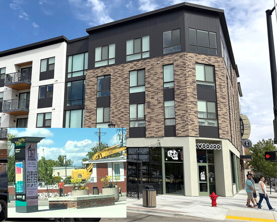 A former bank site at Broadway and Main finds new life as a mixed-use development envisioned by Josh and Lori Evarts and The Pacific Companies