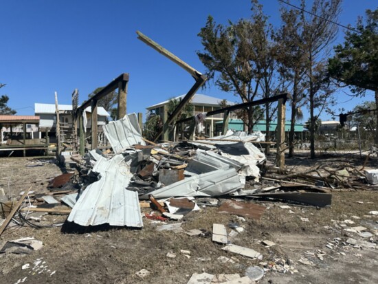 Hurricane Helene & Hurricane Milton damage to the west coast of Florida 