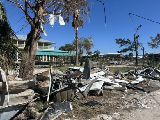 Hurricane Helene & Hurricane Milton damage to the west coast of Florida 