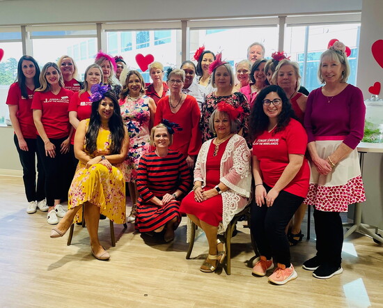 Canopy Cancer Survivorship Center and Junior League of The Woodlands host a Valentine's Day Tea. 
