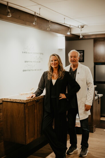 Amber Denzel and Dr. E. Jeffrey Donner