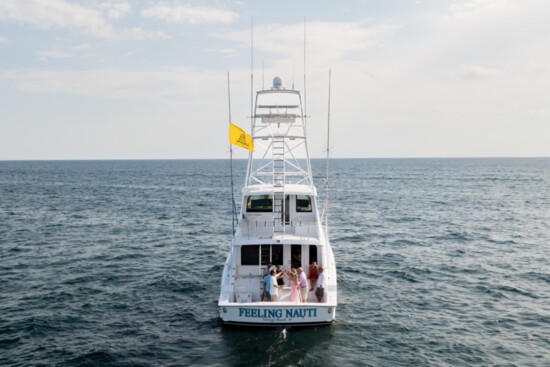 The "Feelin' Nauti" charter yacht in Gulf Shores
