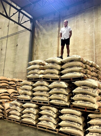 Dave Charleville, 3rd generation coffee expert of Chauvin Coffee in Kirkwood