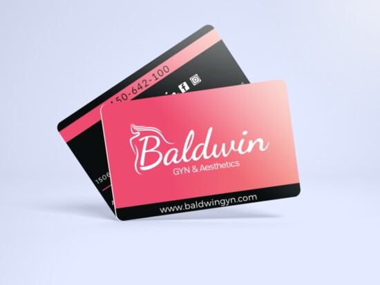 Gift Card from Baldwin GYN & Aesthetics is on every lady’s list. 