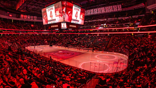 Devils action at the Rock