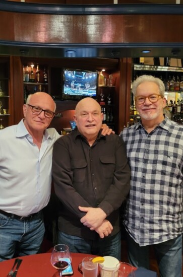 Fulvio Cecere, Mike Greenblatt, and Randy Dominguez at The Brick House in Wyckoff