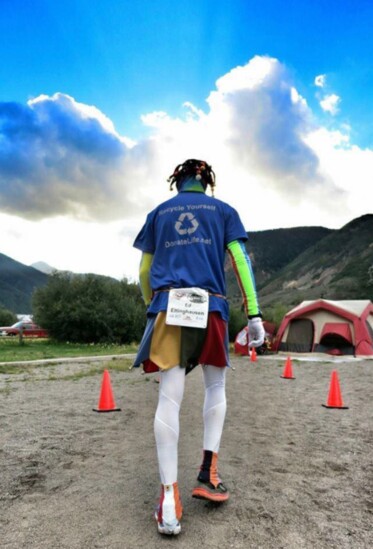 In 2014, Ettinghausen broke the world record by running 41 100 mile races in one year.  To stay ahead of the pack, he sometimes runs two in a weekend.