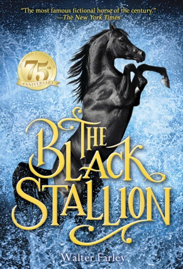 Stuart's photo was chosen for the cover of The 75th Anniversary reprint of Walter Farley’s book THE BLACK STALLION 