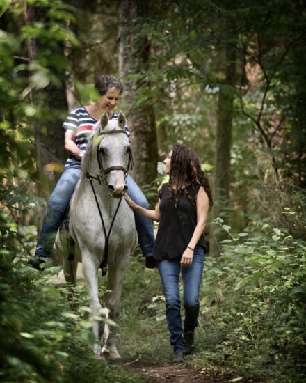 Apaladin with owners Susan Durr & Rebecca Durr Vesty, Bellevue WA