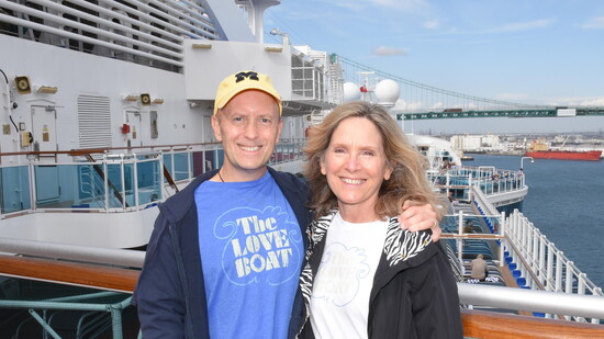 Mark McCready of Cruise Planners and his wife