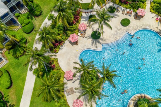 Tranquility Bay's pool area.