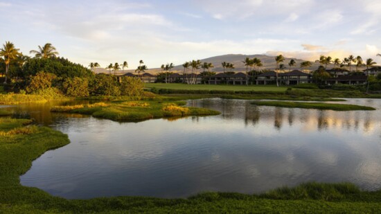   Waiak Pond at Hualalai Resort photo by Dana Edmunds