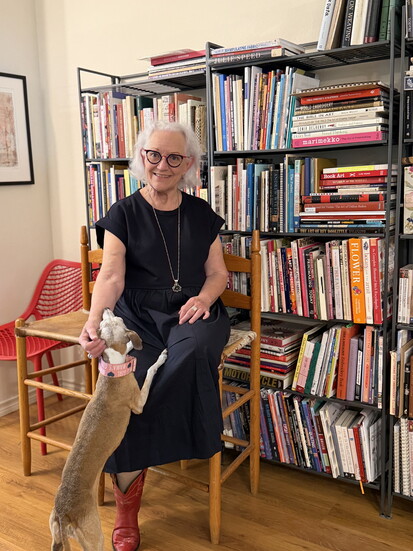 Cunningham's background in clothing and textiles continues to inform her use of the dress as both an artistic form and a storytelling device.
