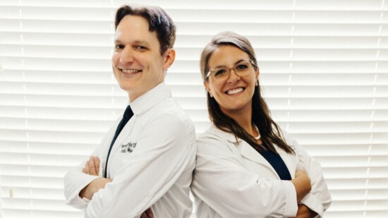 Dr. Bonjorno (l) and Dr. Roggow of Premier Foot & Ankle Specialists