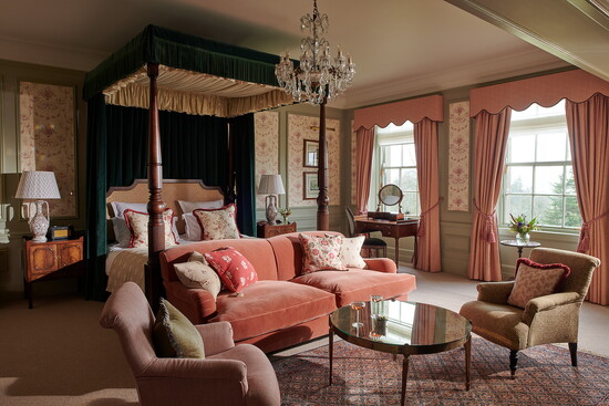 A cozy bedroom at Gleneagles
