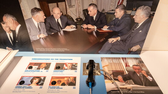 "Phone conversations from the Johnson administration allow visitor to hear the personality and negotiation behind pivotal moments in American history.