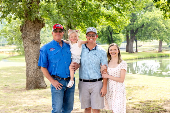 Kevin, Taytum, Dustin and Adrianne Neff