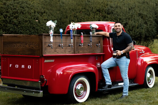 Nick Vetterlein showcasing Vetter Vintage Taps