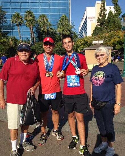 2015 RunDisney- Half Marathon with Noah