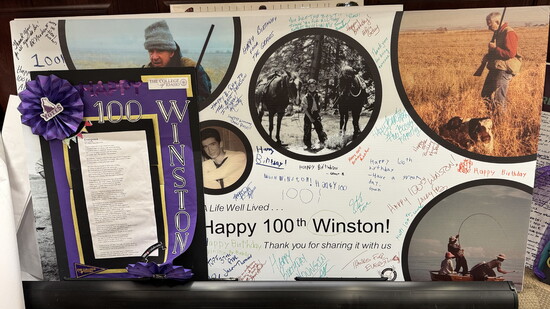 A reminder of lives impacted from Winston’s 100th birthday celebration— honoring a century of adventure, generosity, and joy.