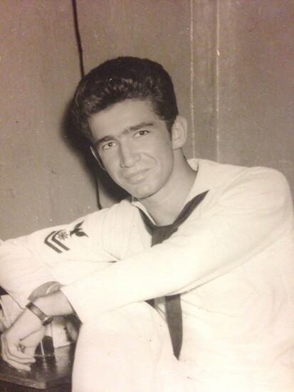 Winston Moore during his Navy years