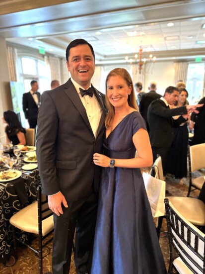 State representative Scott Hilton and wife Meredith at Magnolia Ball 