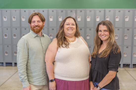 Glenn Carter, Training Director; Ellen Carter, Head of School; Meghan Tapp, Admissions Director