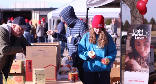 The Church of Jesus Christ of Latter-day Saints Light the World donation drive [Christian Jones / The Church of Jesus Christ of Latter-day Saints]