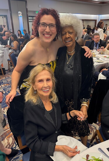 Connie Morella with Tina Clarke at The Maryland Gala