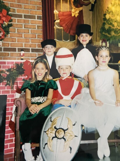 Parker playing the "infamous" Nutcracker in 4th grade.