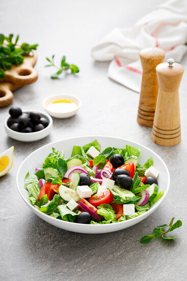 Greek salad for the win!