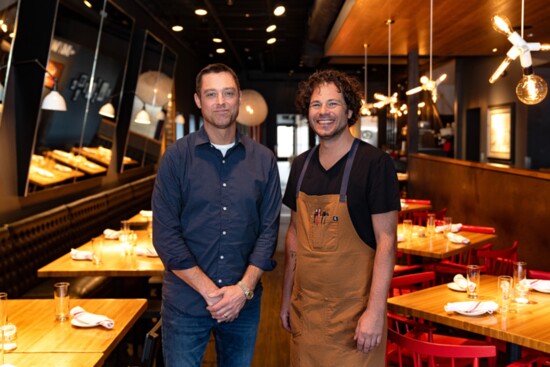 Owner + General Manager, Jason Mood (L) Owner + Chef, Christopher Johnson (R)