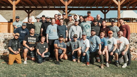 Virtual and in-person men's mental health community.