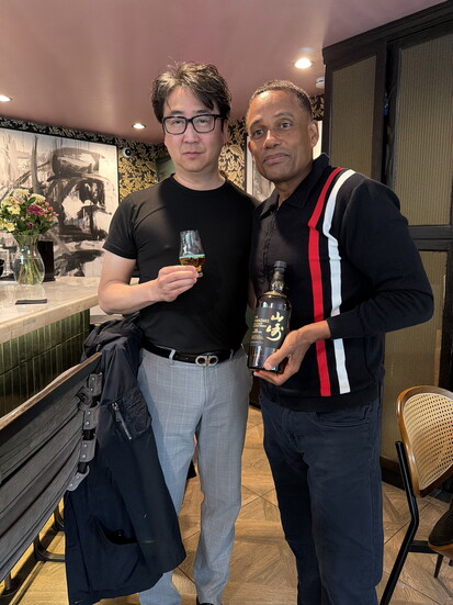 Ed Kashiba and Hill Harper