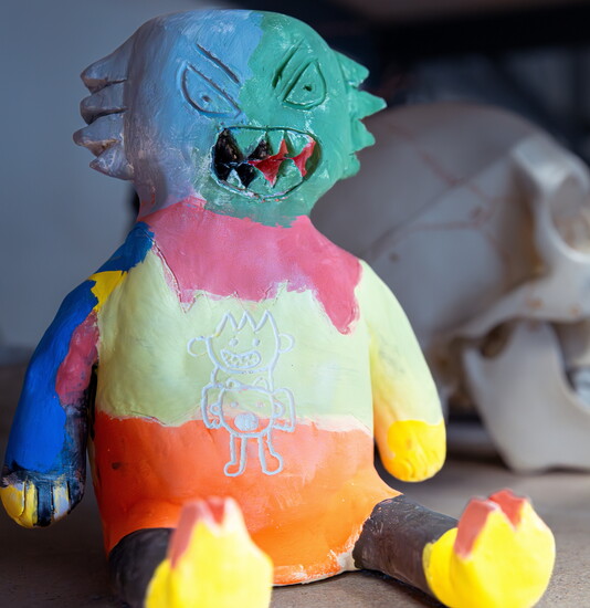 designed by Jake C. & sculpted by Micheal S., photo by Sarah Mundy