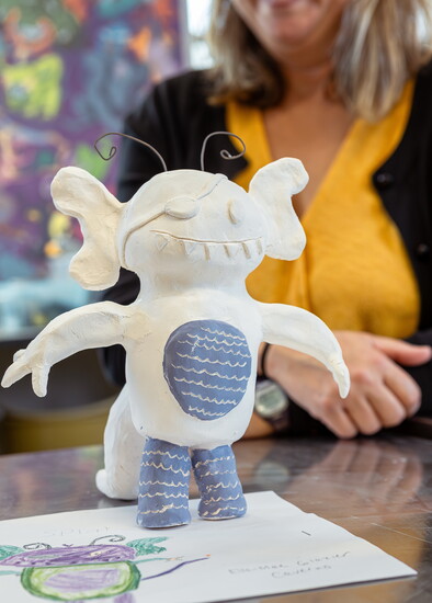 designed by Ella-Mae G. & sculpted by Ailish H., photo by Kevin Edge