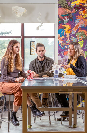 Sarah Mundy, Adam Bastille & Audrey McBride, photo by Kevin Edge
