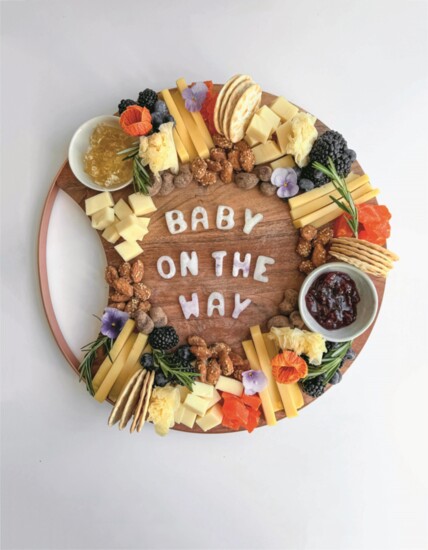 The Baby On the Way plate.