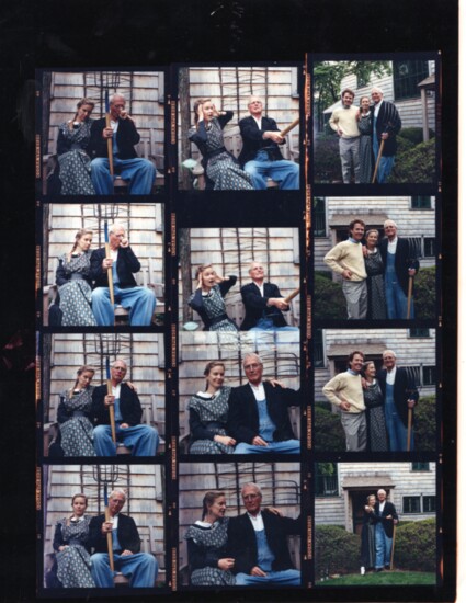Contact sheet for American Gothic photo shoot. (Photo: Lissie Newman)