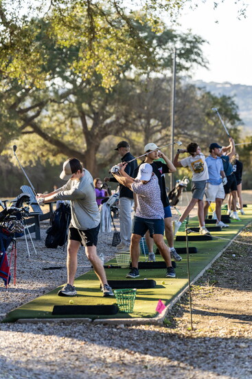 Golfers unite at Lions Municipal Golf Course. Image by Daniel Cavazos.
