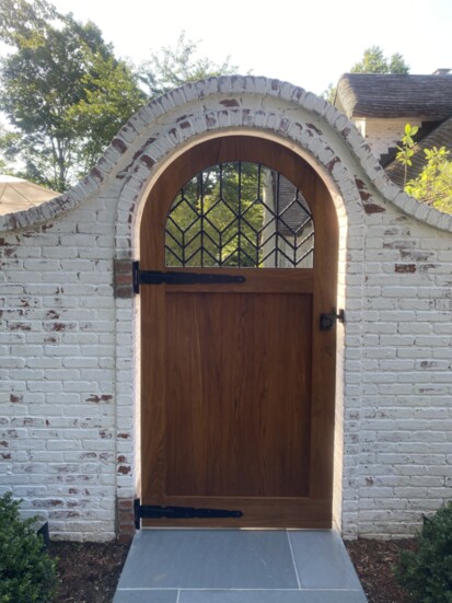 A hand-made garden gate