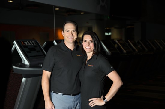 Owners Ryan and Amy Smith of Orangetheory Fitness Midtown on Cherry Street