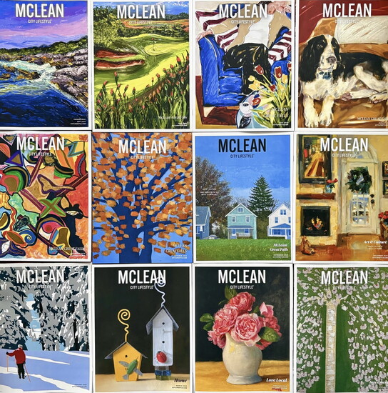 A retrospective of the first twelve months, featuring the unique, artist-driven covers that define McLean City Lifestyle.