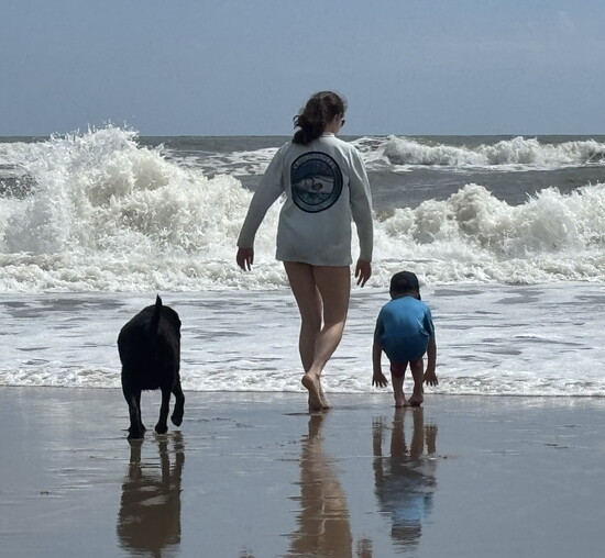 The Purdy family enjoys some quality time and sunshine during a summer getaway to the Outer Banks, NC.