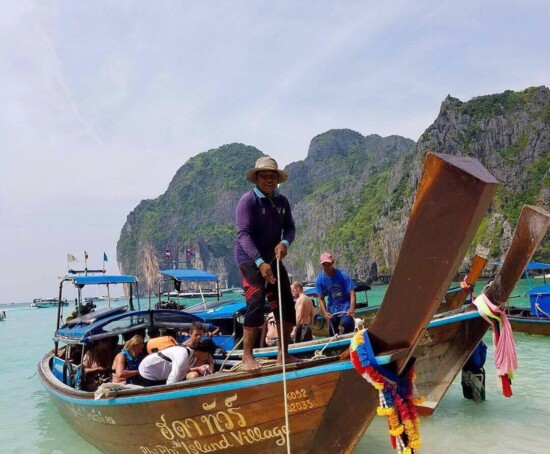 Phi Phi Islands a Thai boatman