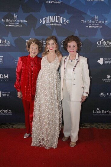 With Childhelp founders Sara O'Meara & the late Yvonne Fedderson