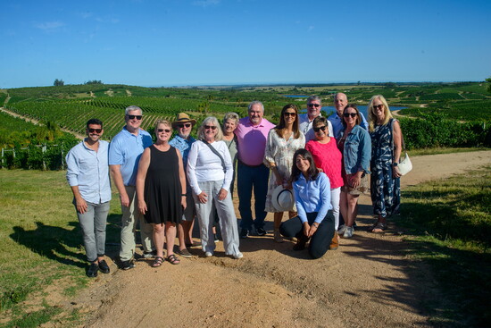 From vineyards abroad to tasting rooms closer to home, Richardson's travels reflect the larger community at the heart of wine. 