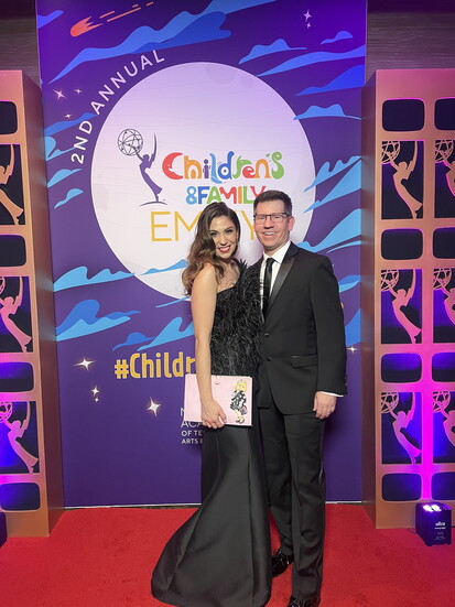 The 2023 Children & Family Emmys, where both Eric and Mary were nominated (Eric for two puppetry performances, Mary for writing).