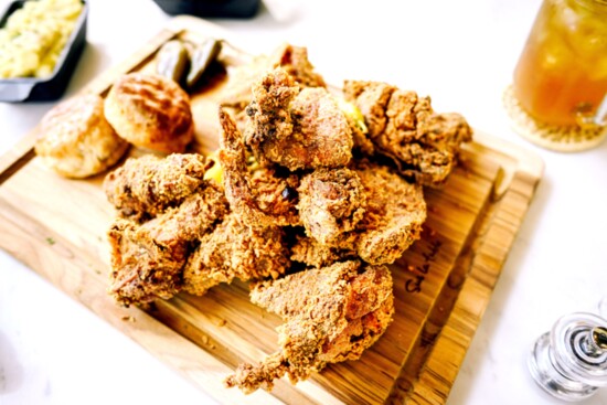  Country Fried Chicken for Two. Photo courtesy of Hull & Oak Southern Kitchen. 